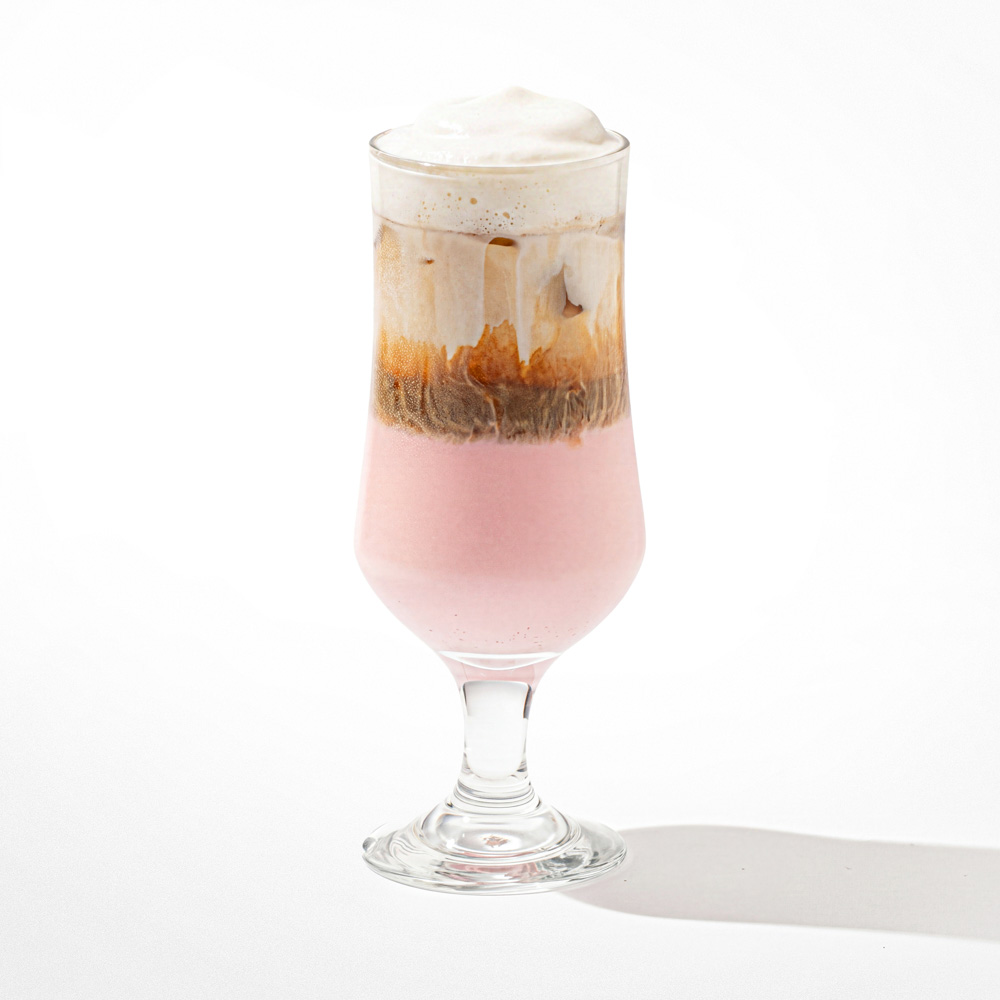 Strawberry Iced Cappuccino